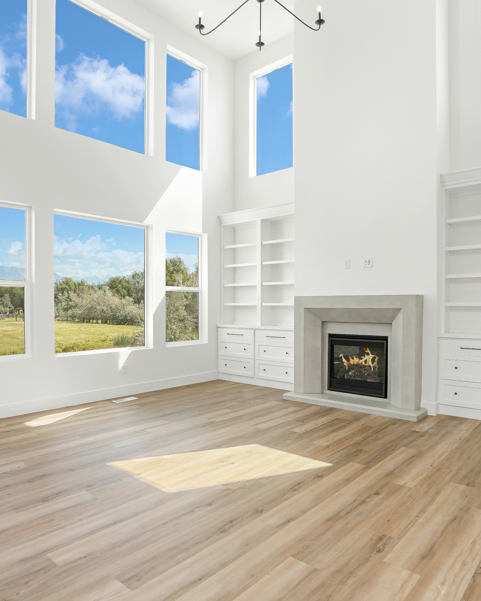 Two-Story Great Room & Hearth